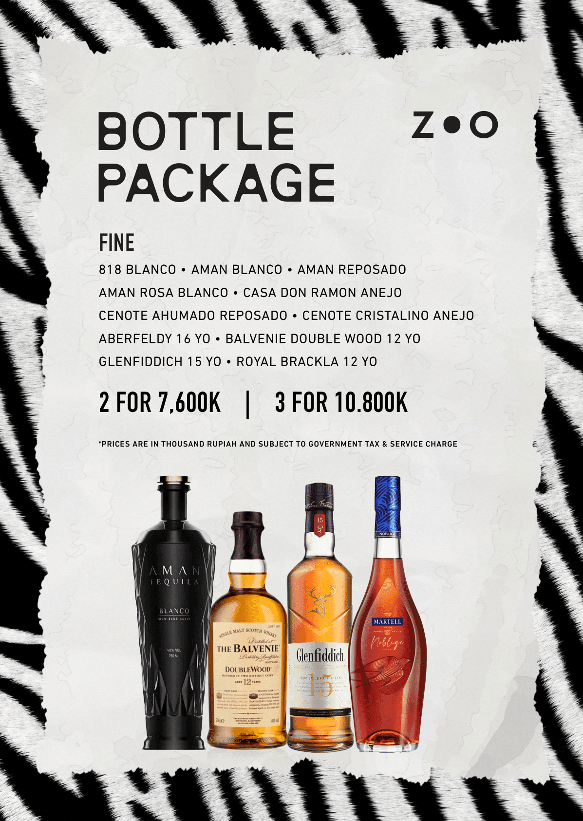 Bottle Service Special